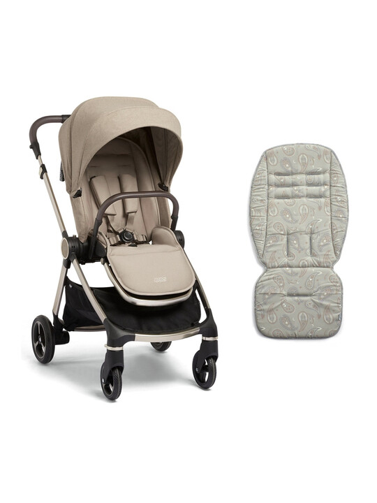Strada Pebble Pushchair with Paisley Crescent Memory Foam Liner image number 1